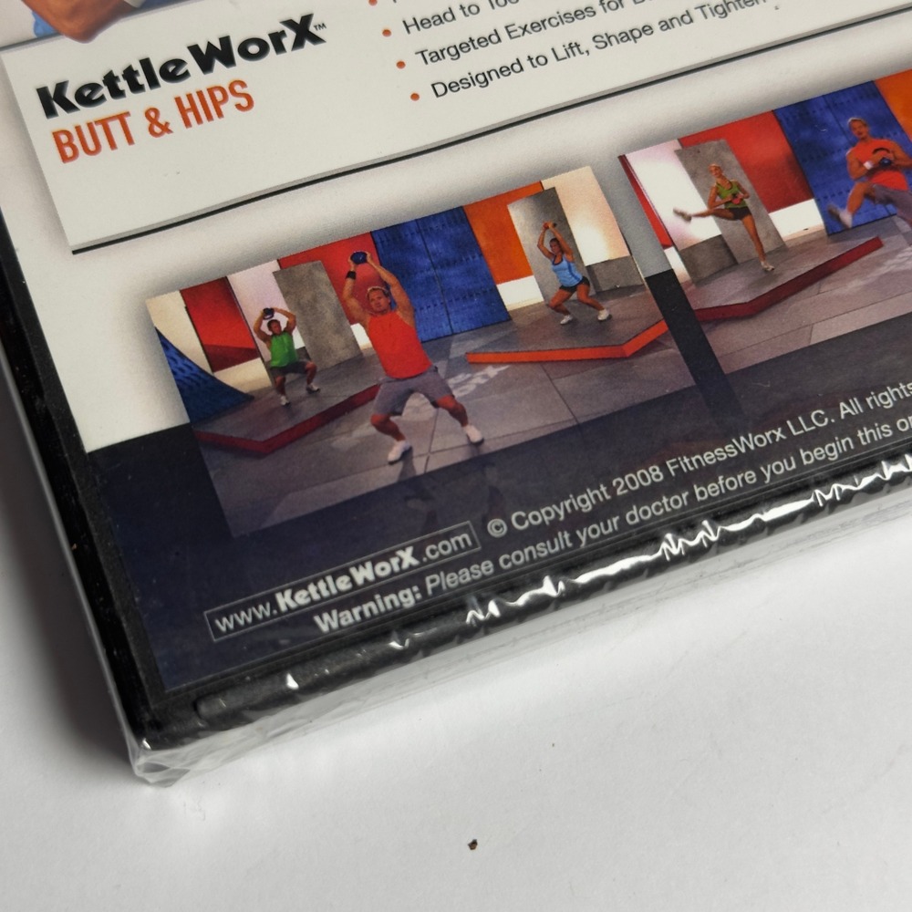 Kettle WorX Butt and Hips: Kettlebell Workout Fitness DVD - Picture 3 of 3